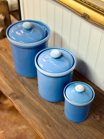 Vintage “Blueberry Delight” Canister