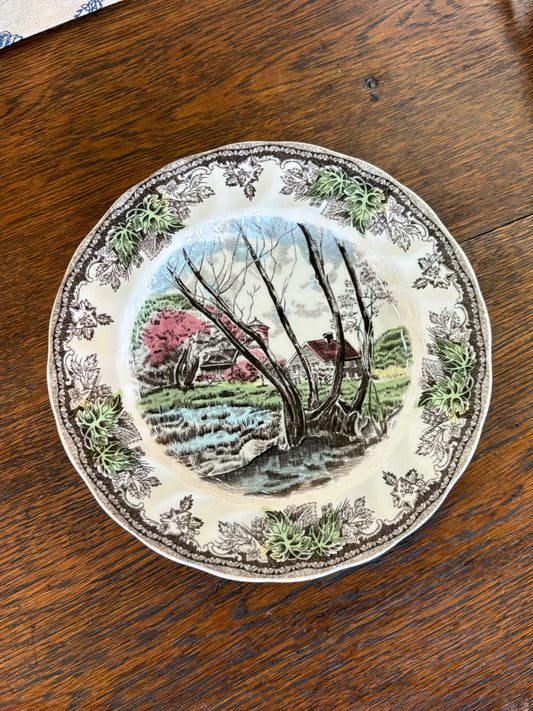 “The Friendly Village” by Johnson Bros Salad Plate