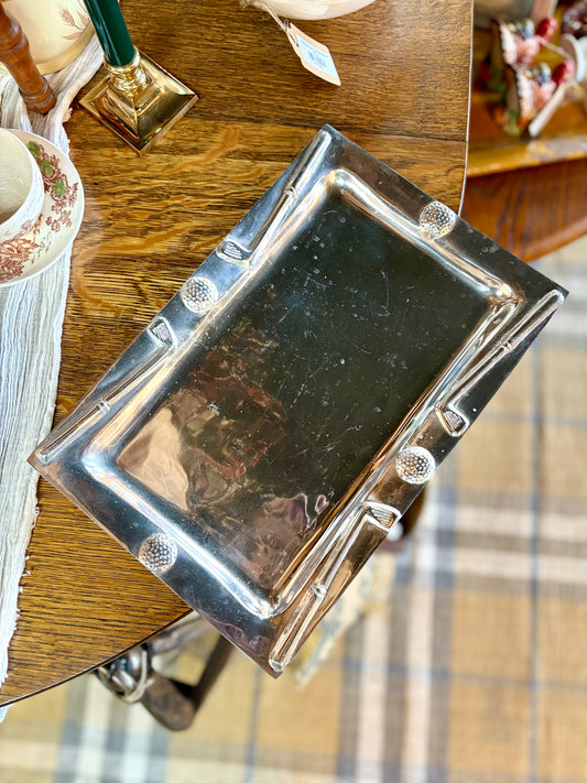 Golf Themed Metal Tray
