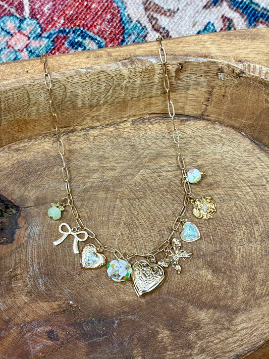 Charm Necklace Locket/Butterfly
