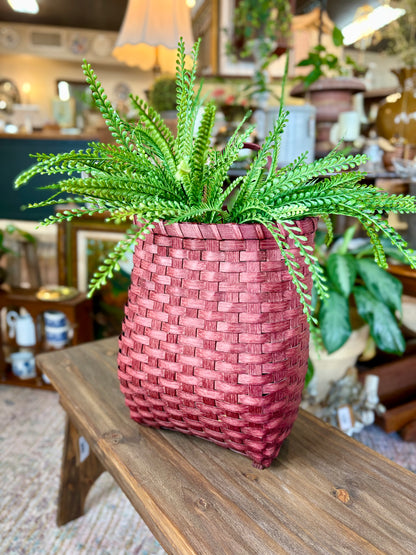 Red Wall Basket