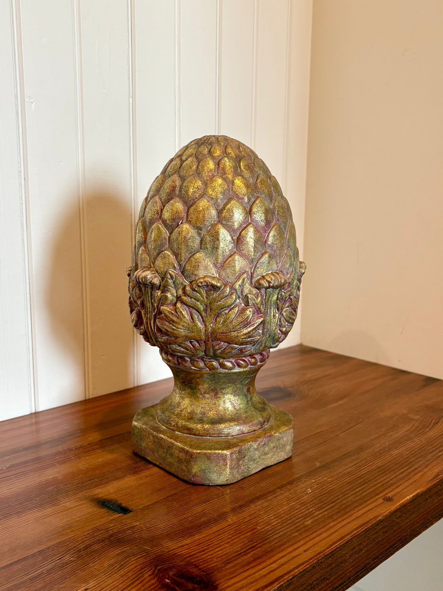 Ceramic Gold Artichoke