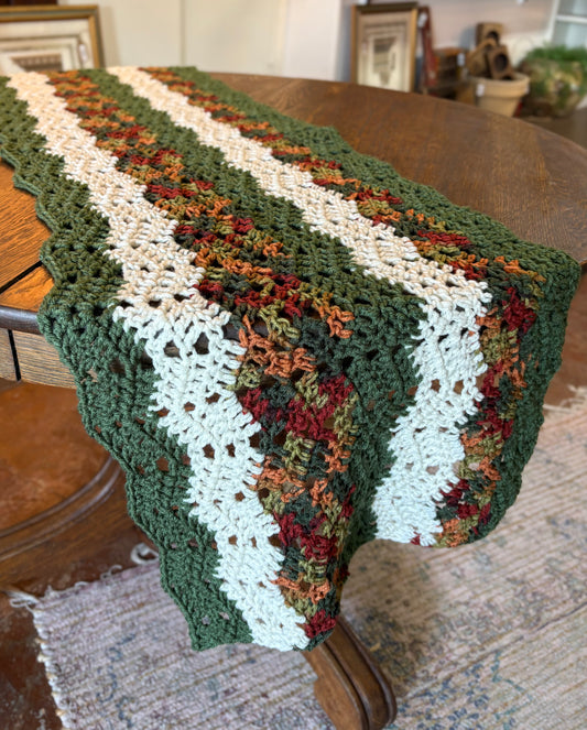 Vintage Crochet Table Runner