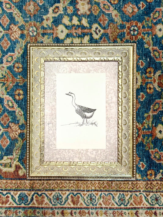 Single Goose Framed Art