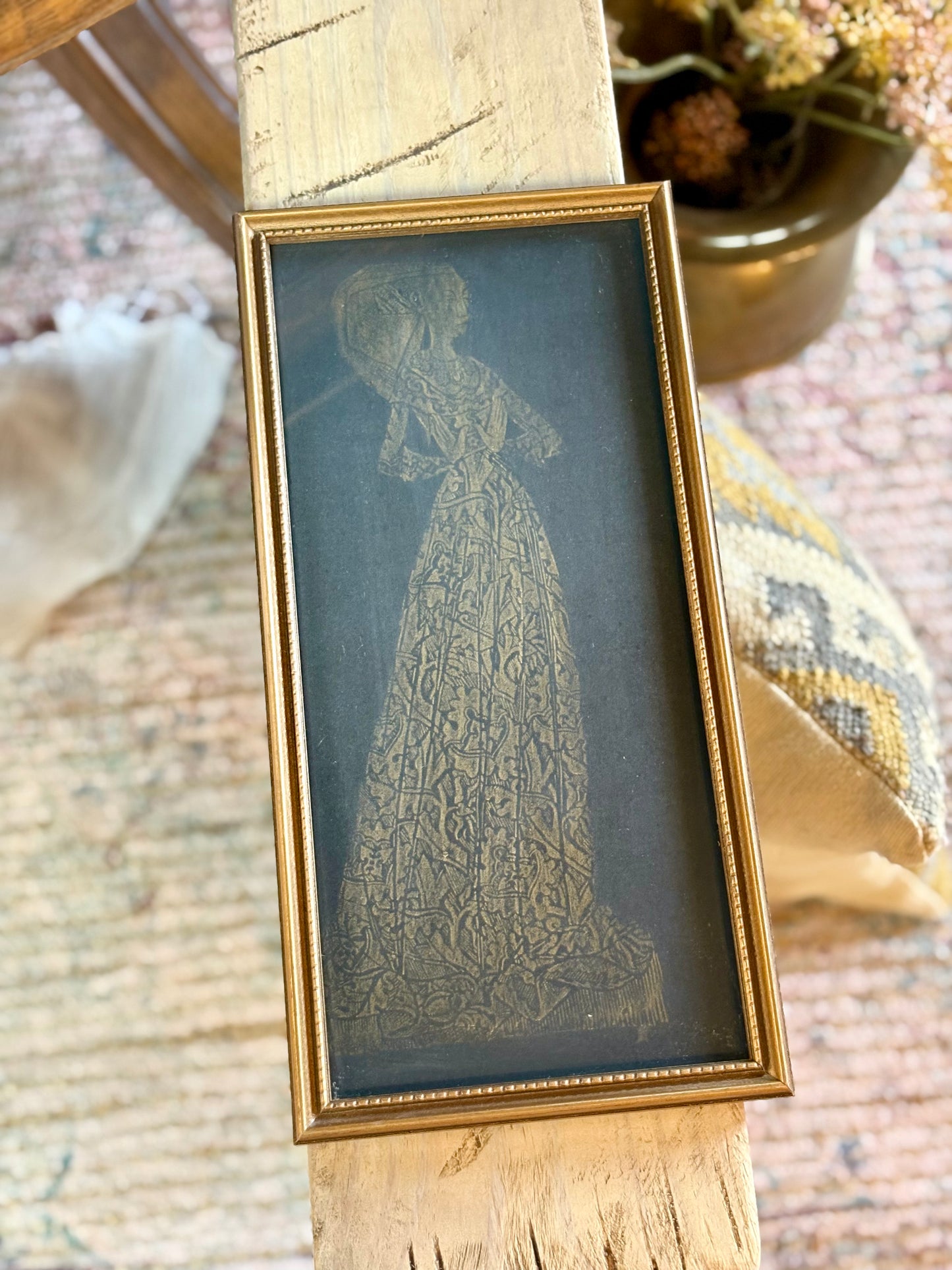 Vintage Framed Print Leaf Wall Art