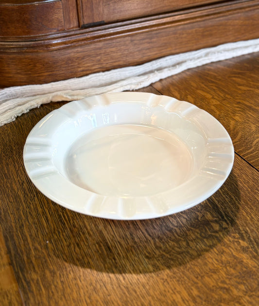 White Porcelain Ashtray