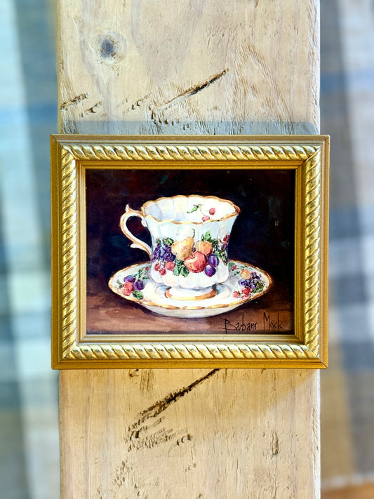 Vintage Framed Teacup