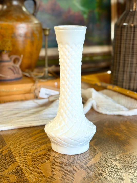 Randall Milk Glass Vase