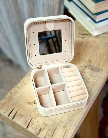 Pink Floral Jewelry Box