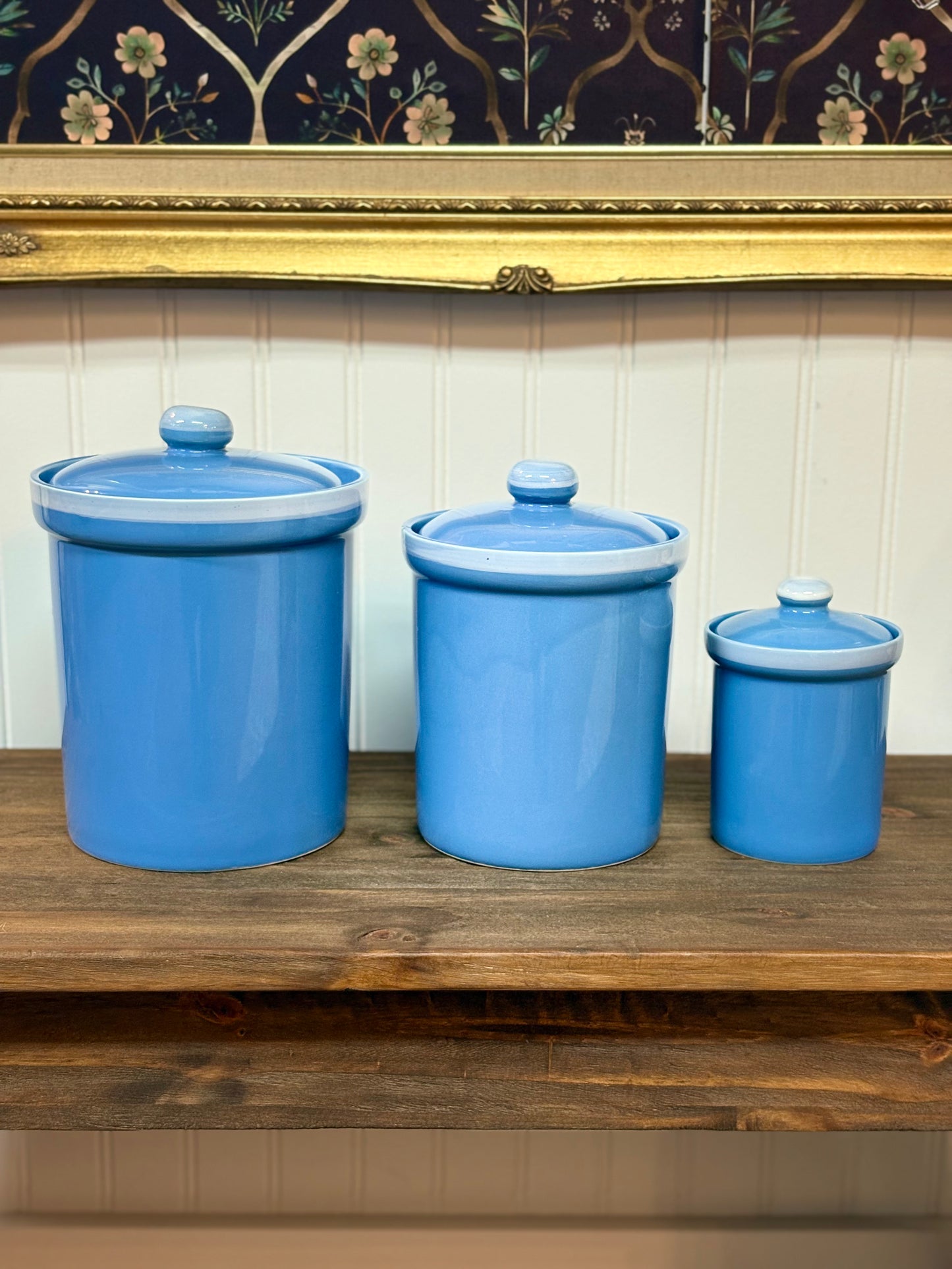 Vintage “Blueberry Delight” Canister
