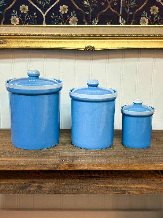 Vintage “Blueberry Delight” Canister