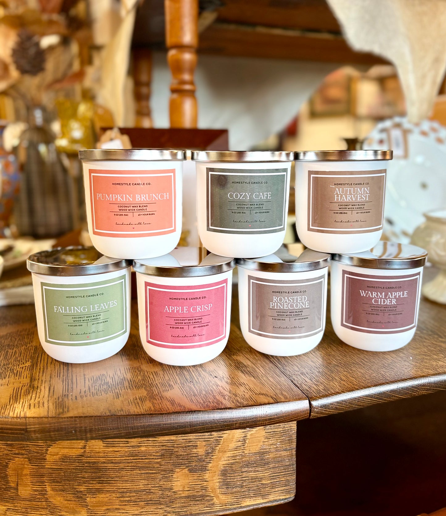 Fall Wood Wick Candle by HCC