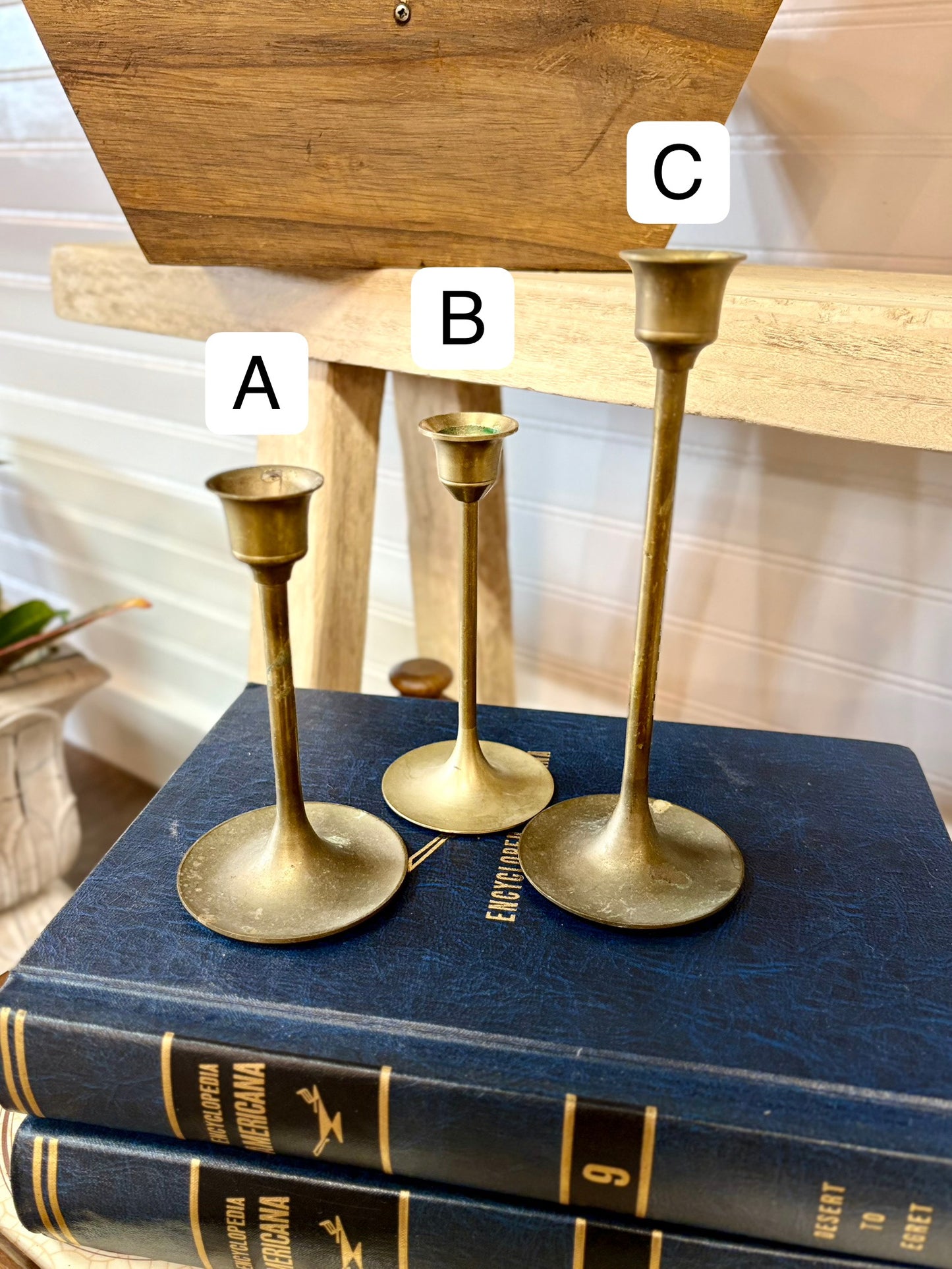 Vintage Brass Candlestick