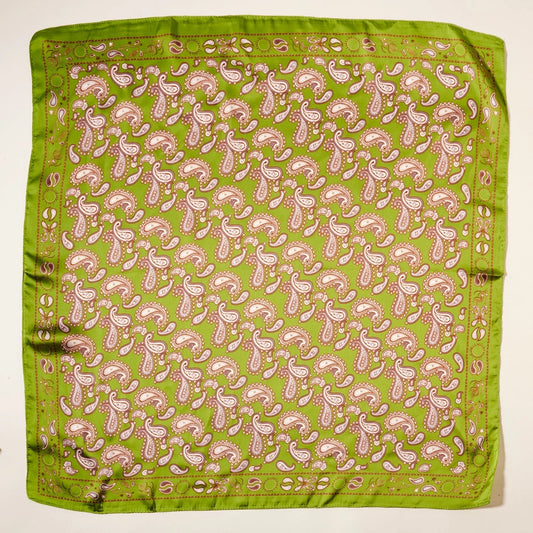 Olive Paisley Scarf